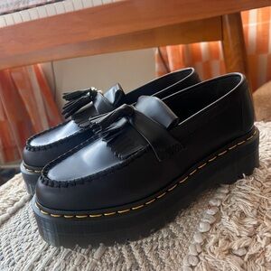Dr. Martens Black Adrian Quad Loafers